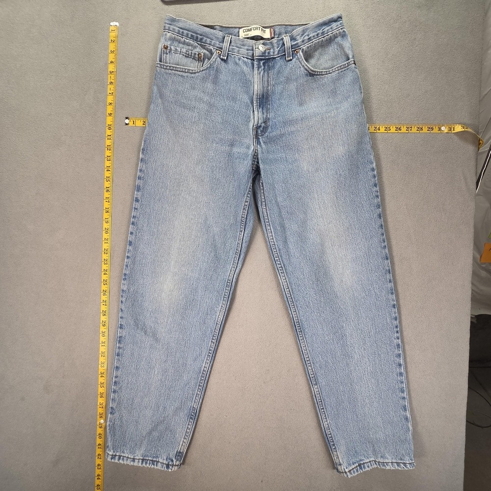 Levis 560 Jeans Mens Light Wash Blue Relaxed Tapered Comfort Fits 31x30